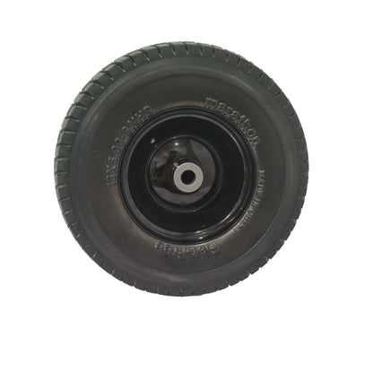 Flat Free Tire And Wheel Assemblies For Riding Lawn Mowers With 3" Hub - Black