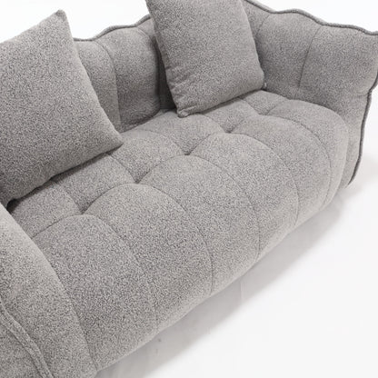 Cozy Beanbag Chair With High Resilience Foam Core For 2