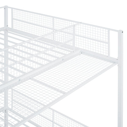 Bunk Bed With 5 Tier Shelves