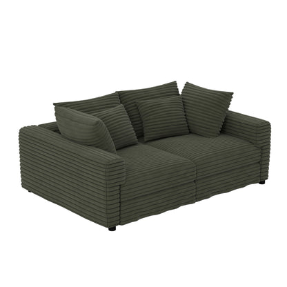 4 Seat Sofa, Deep Seat Couches With Soft Pillows