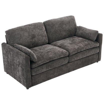 Cozy Upholstered Cushion Loveseat Sofa For Living Room