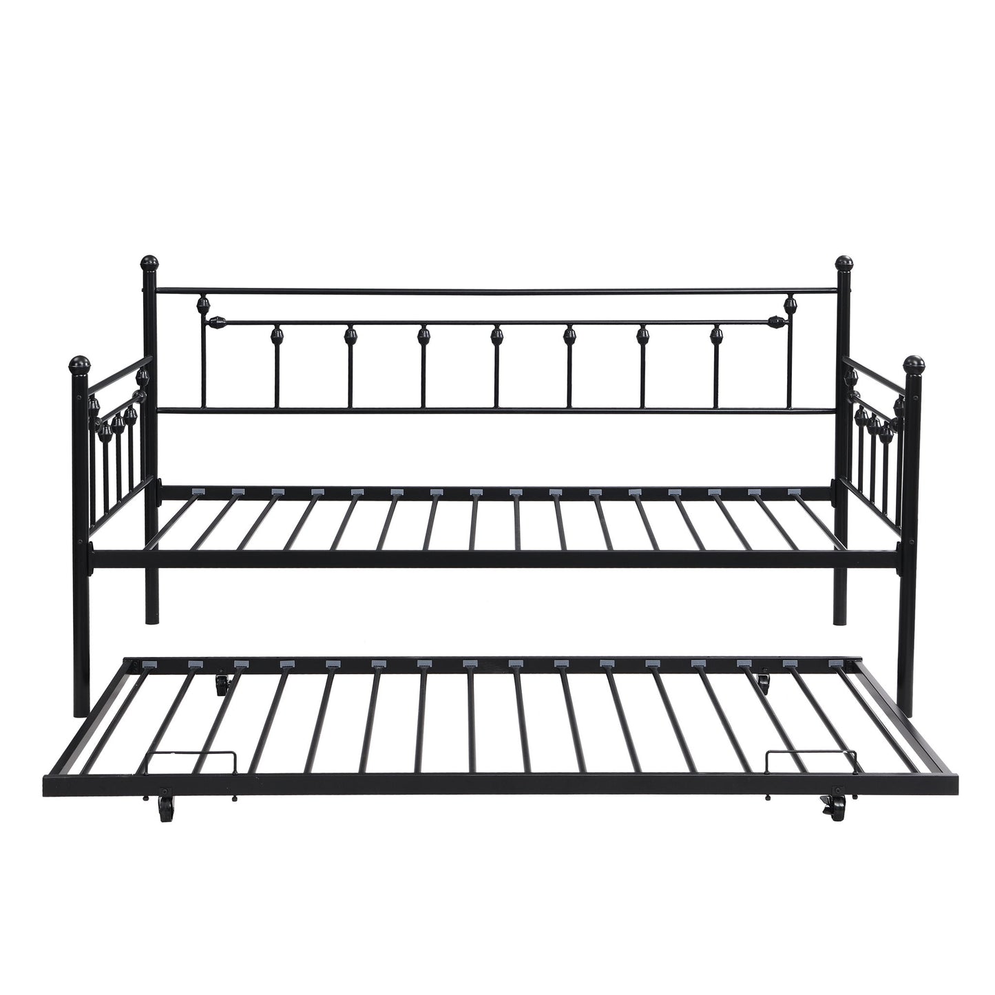 Twin Daybed With Trundle - Black