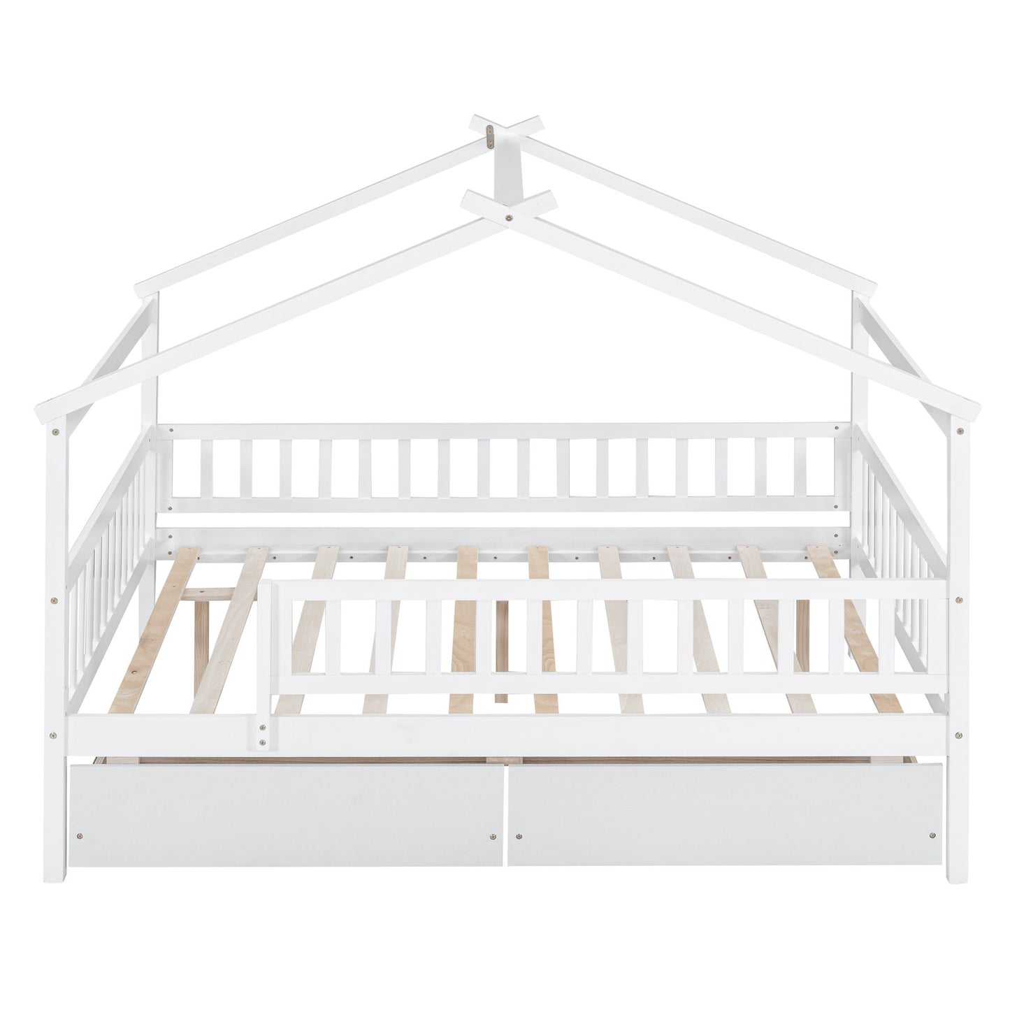 House Bed With 2 Drawers