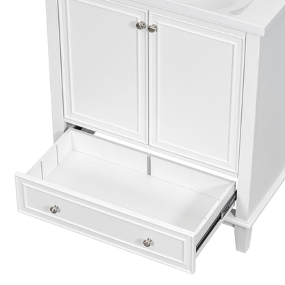 Modern Bathroom Vanity Base Only With Doors And Drawer