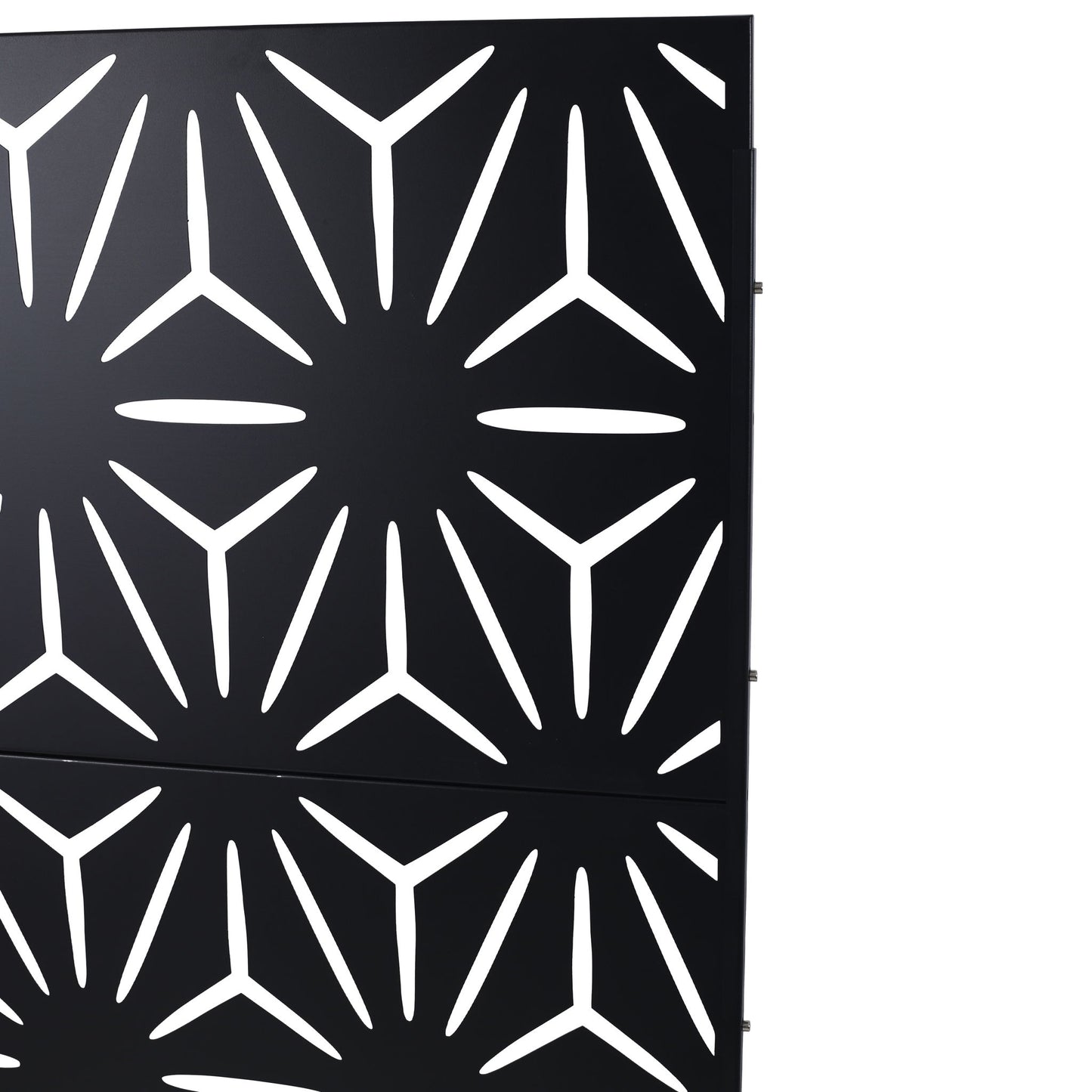 Outdoor & Indoor Metal Privacy Screen, Freestanding Decorative Panels