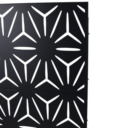 Outdoor & Indoor Metal Privacy Screen, Freestanding Decorative Panels