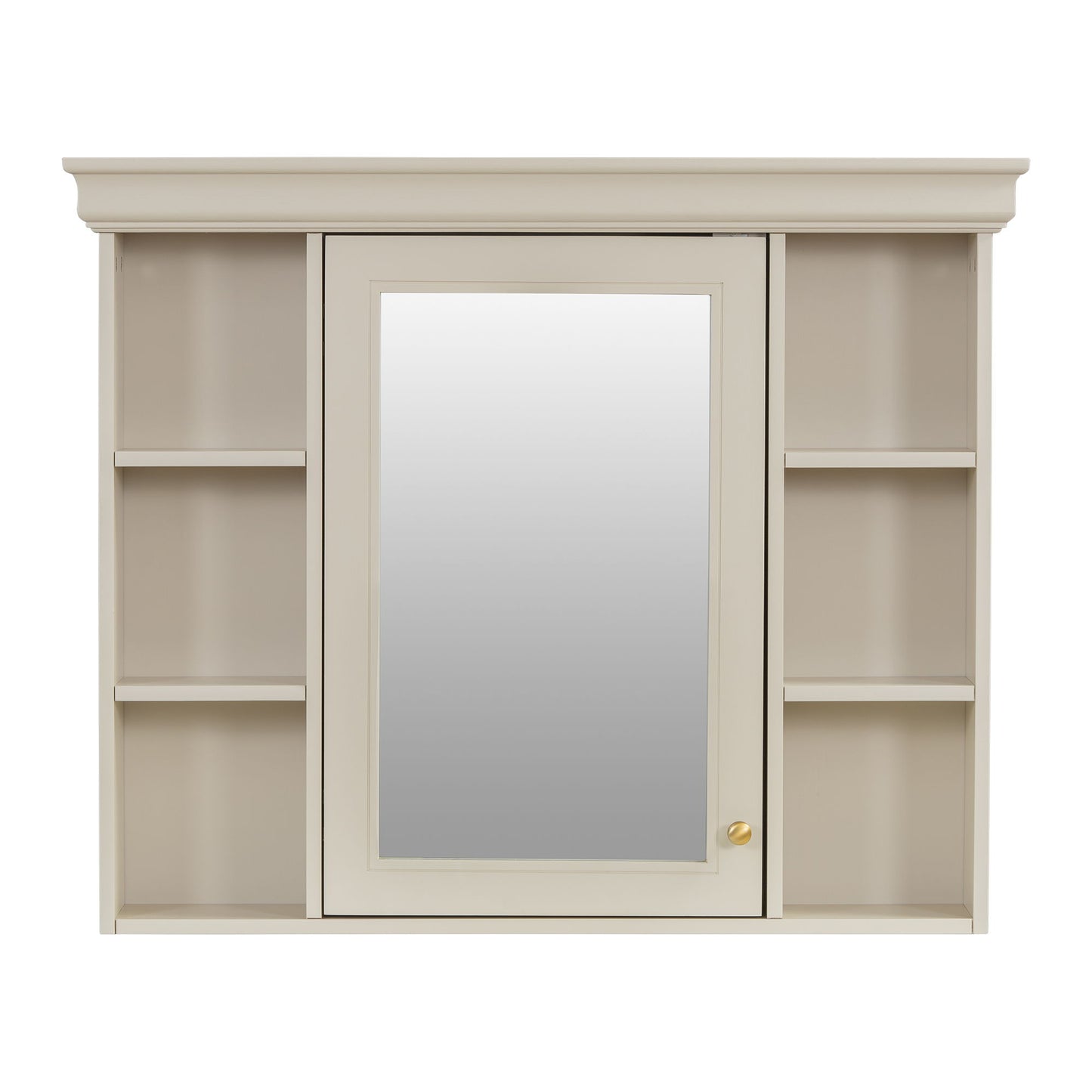 Bathroom Vanity With Medicine Cabinet, Storage Cabinet With 4 Drawers, Adjustable Shelf Mirror