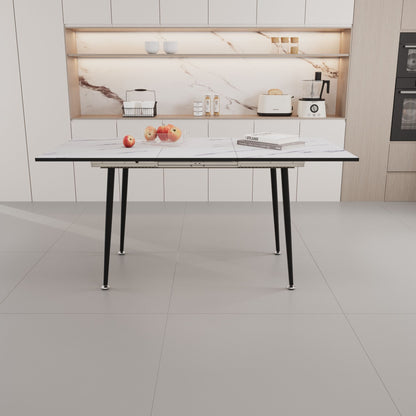 Modern Extendable Dining Table And Chair Set
