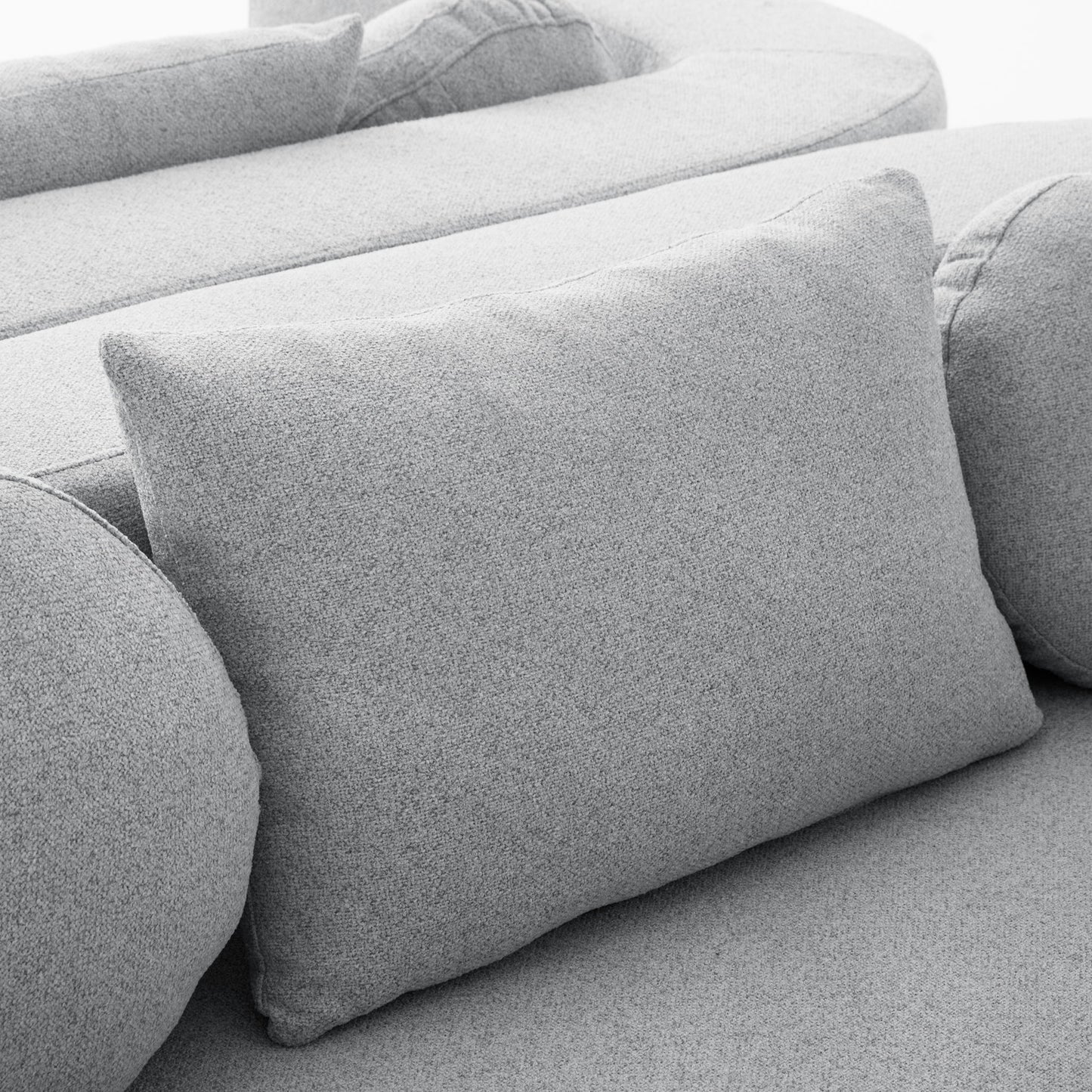Boneless - Couch Modular Sectional Sofa With Deep Seating And Curved Design
