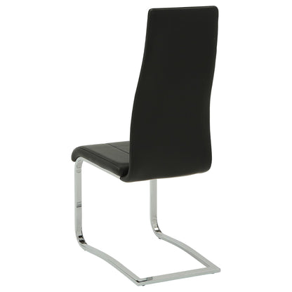 High Back Side Chairs Dining Chairs With Padded Upholstery (Set of 4)
