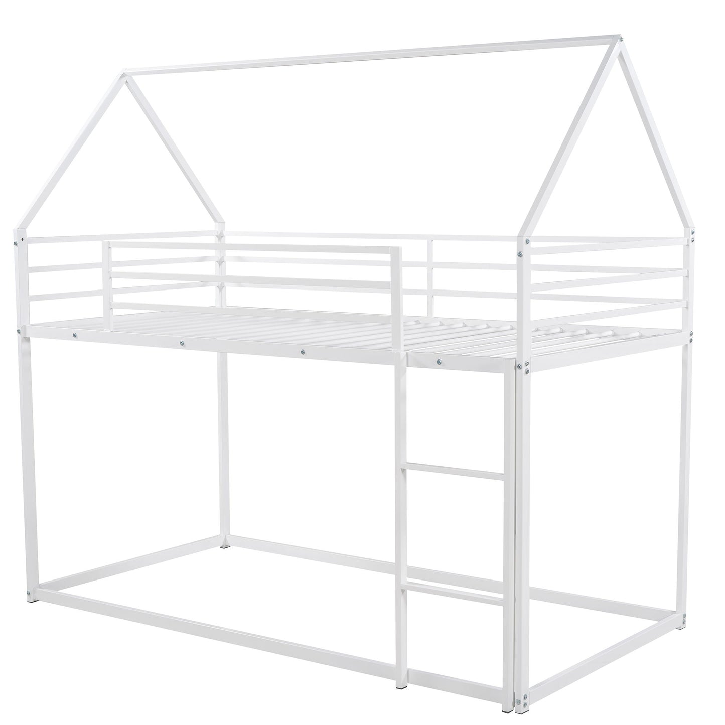 House Bunk Bed With Built In Ladder