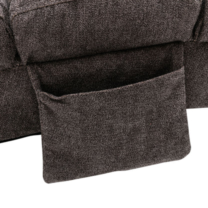 Massage Chaise Lounge Indoor With Remote Control, Ergonomic Electric Massage Lounger