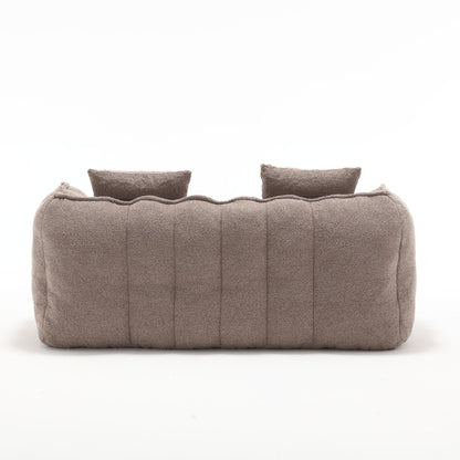 Cozy Beanbag Chair With High Resilience Foam Core For 2