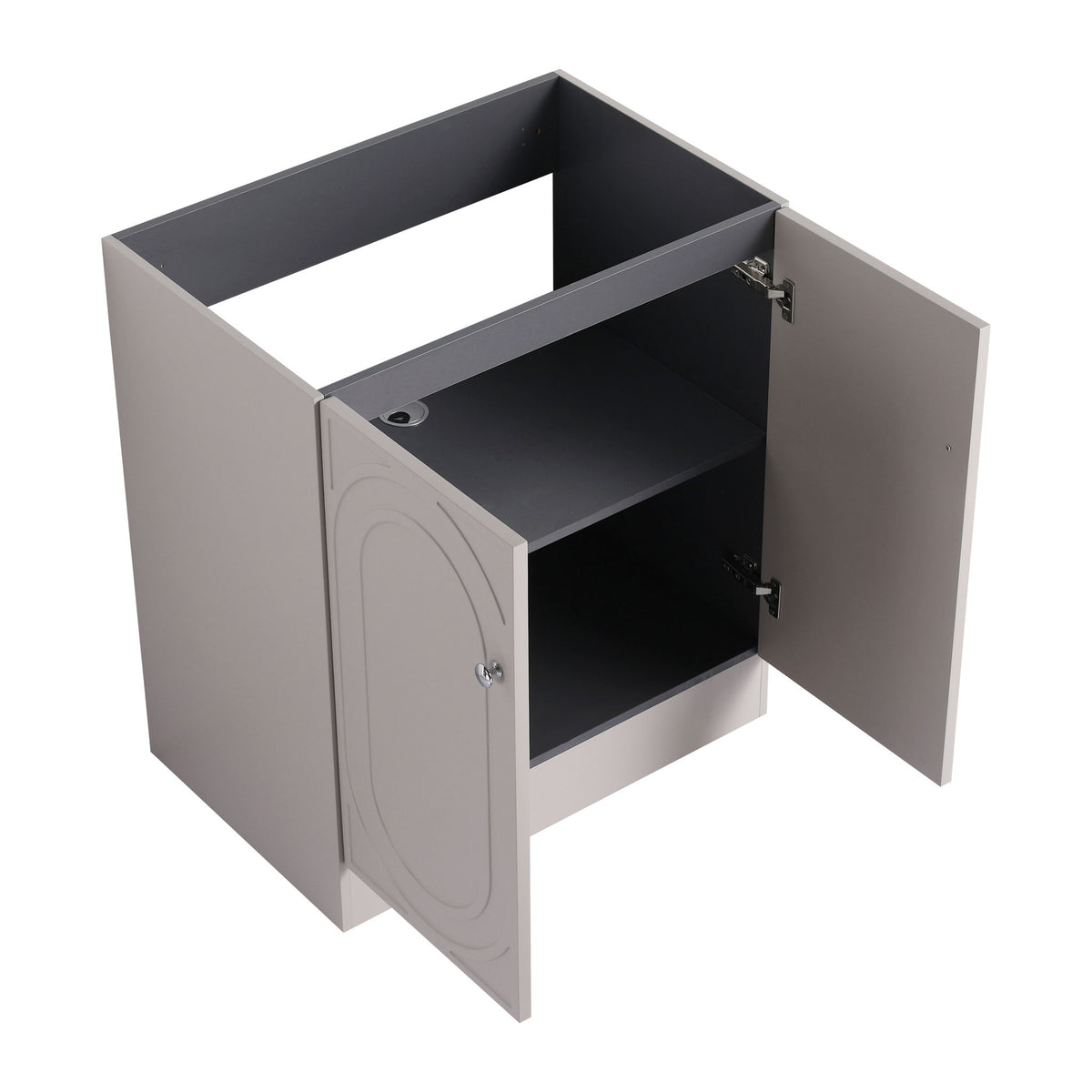 Modern Freestanding Bathroom Vanity With Soft Close Cabinet Doors