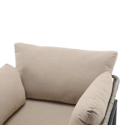 Rope Lounge Chair With Cushions For Modern Spaces