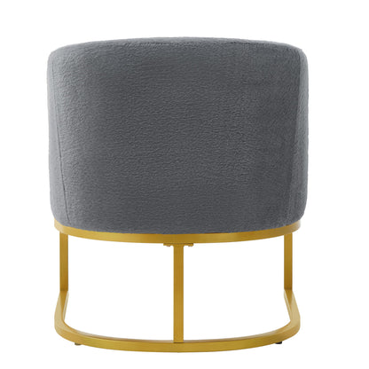 Upholstered Reading Accent Armchair For Living Room