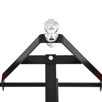 Heavy Duty Trailer Dolly With 2" Ball 1000 Lb Capacity For Easy Mobility - Black