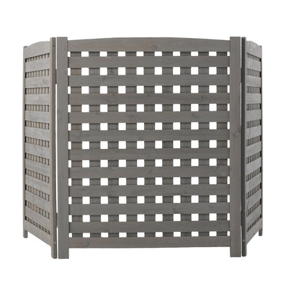 3 Panel Outdoor Air Conditioner Fence Screen
