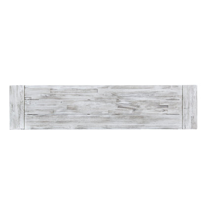 Tranquilizer - Outdoor Acacia Wood Bench With Slat Panel Design