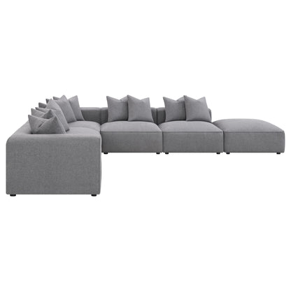 Amherst - Modular Sectional With Cushions - Gray