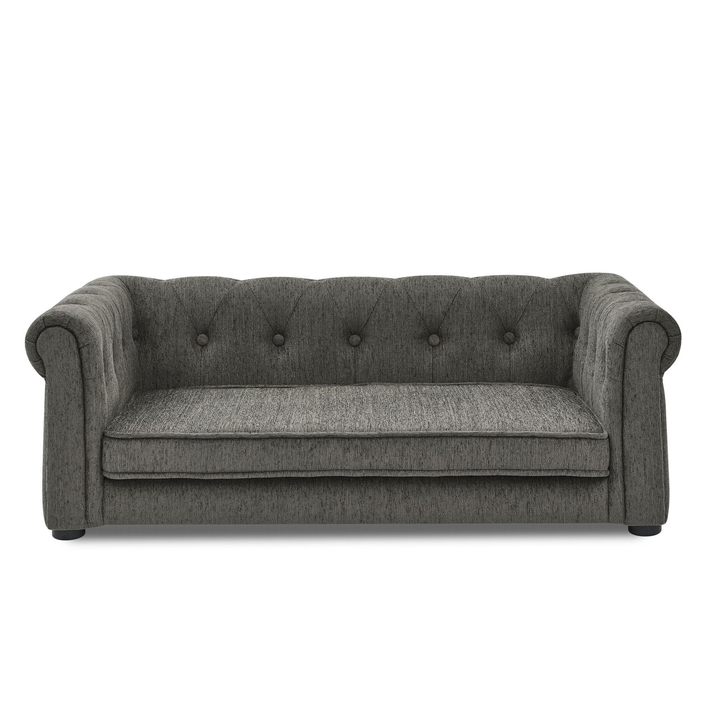 Modern Elegant Rectangle Pet Bed, Durable Elevated Dog Sofa