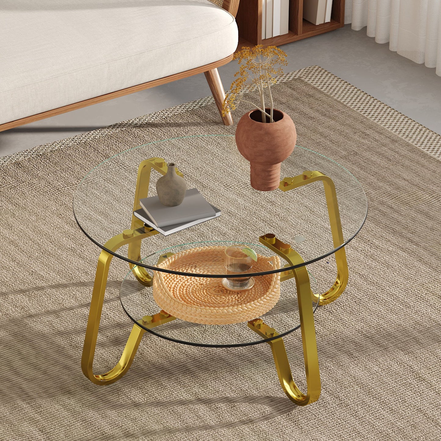 Double Layer Coffee Table