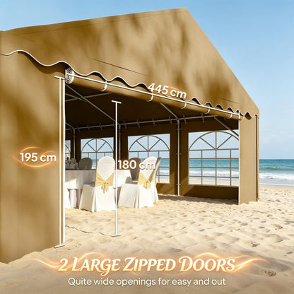 Outdoor Party Tent For Events - Brown