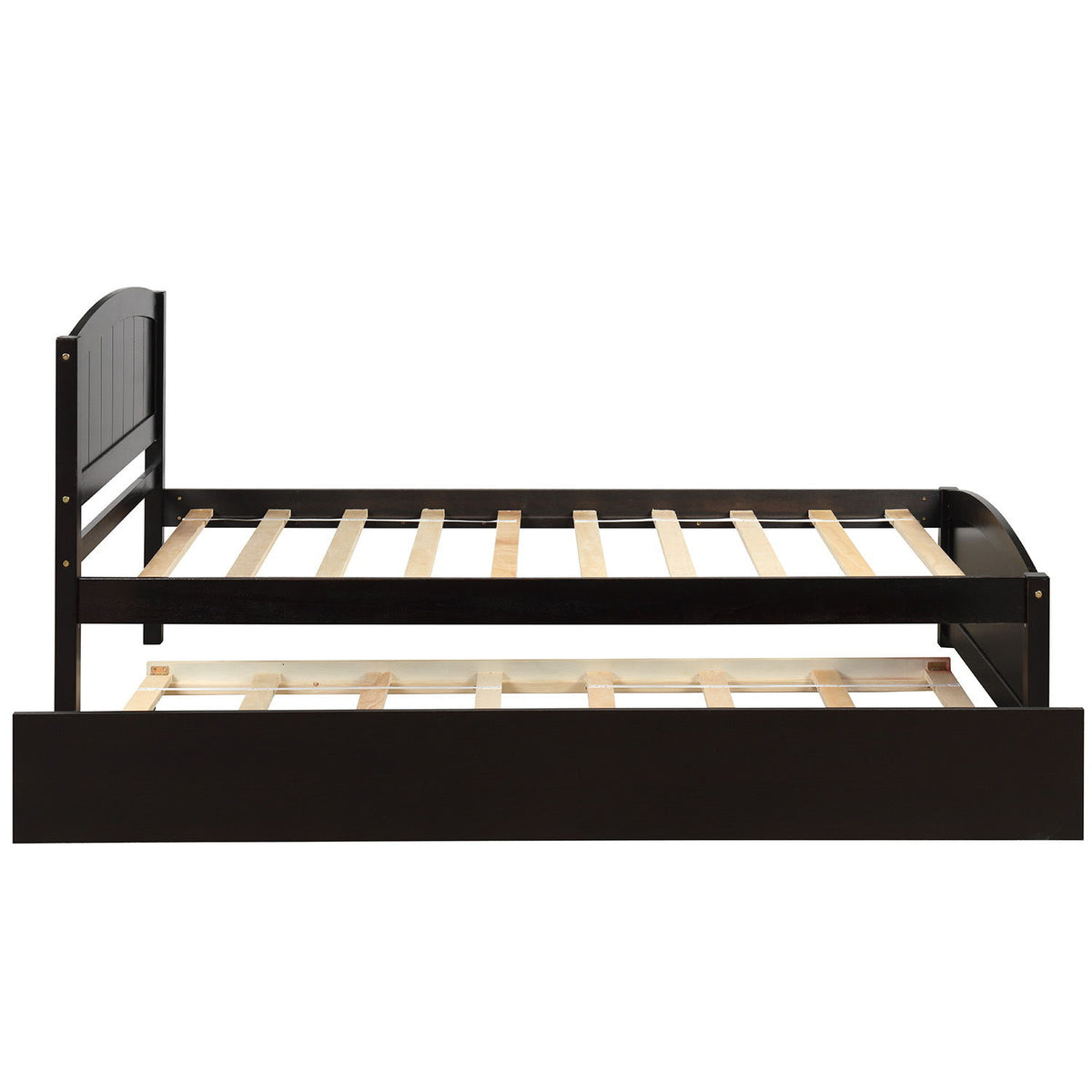 Platform Bed & Headboard, Footboard And Wood Slat Support