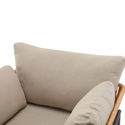 Rope Lounge Chair With Cushions For Modern Spaces