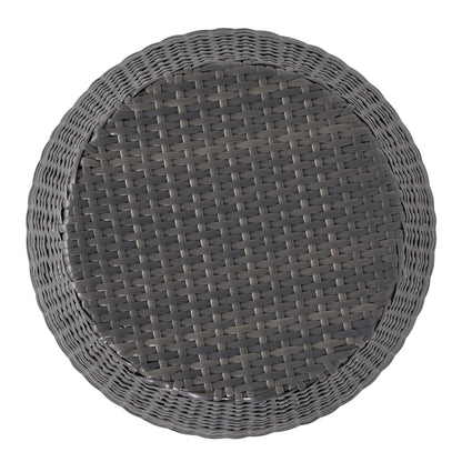 Outdoor Wicker Patio Side Table
