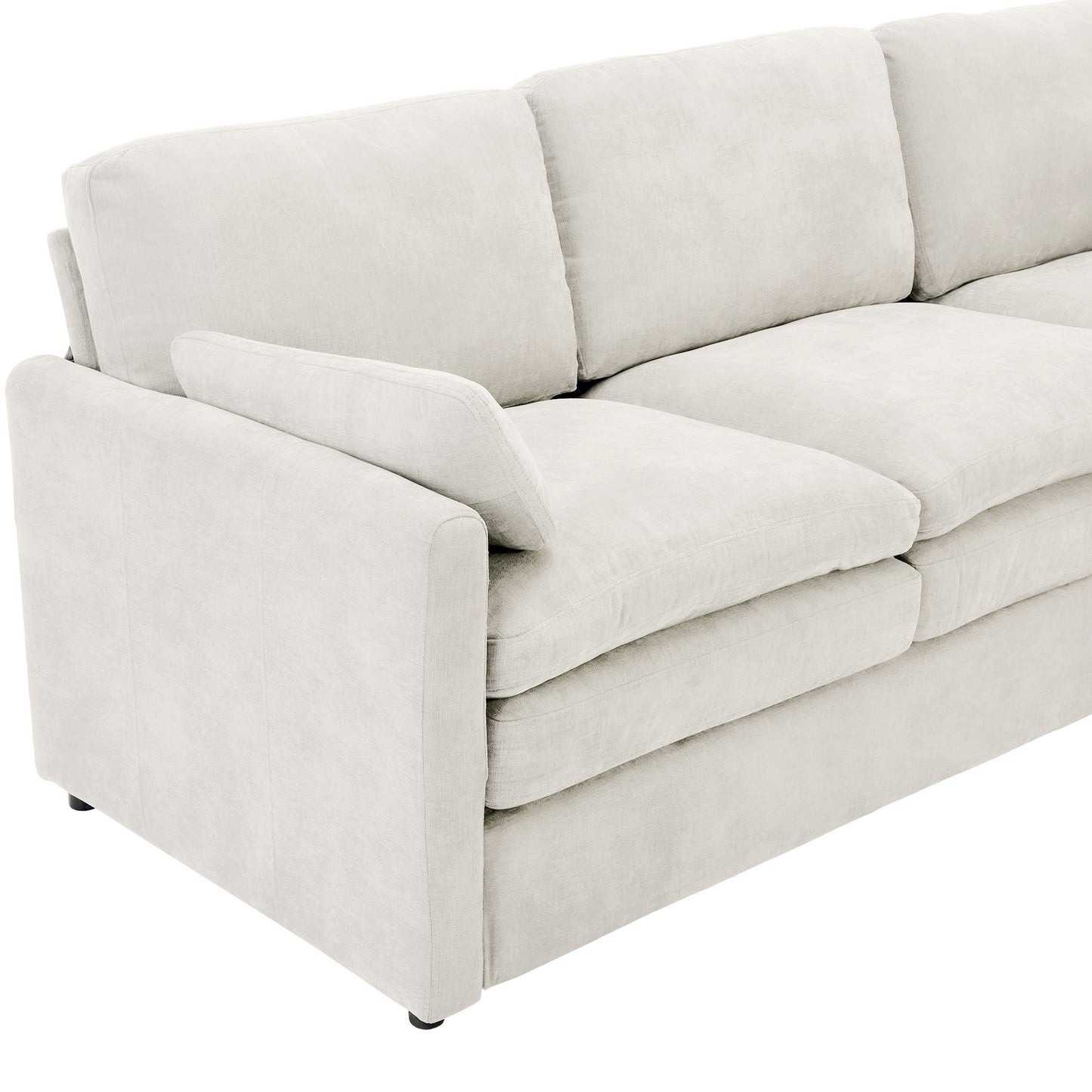 Cozy Upholstered Sofa Set For Living Room