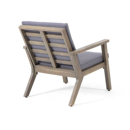 Avacyn - Outdoor Acacia Wood 4 Seater Chat Set With Cushions