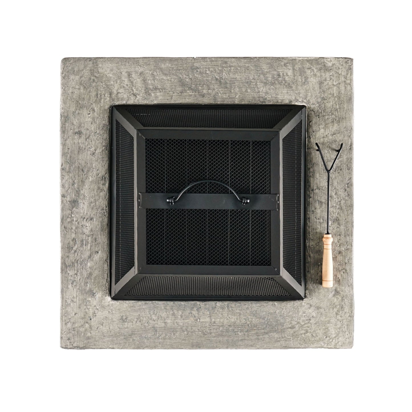 Outdoor Wood Bruning Magnesium Oxide Fire Pit With Lid
