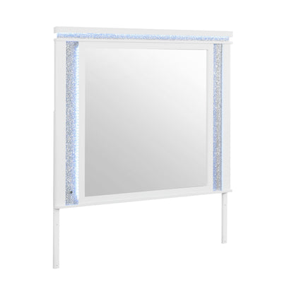 Adalid - 5 Pieces Bedroom Set With LED Lights And Glittered Detailing