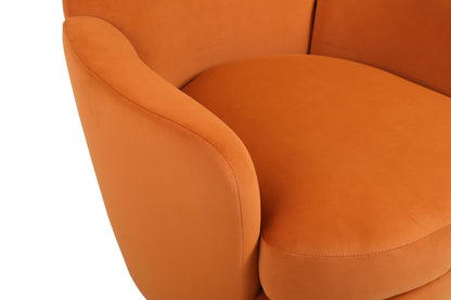 Teddy Swivel Barrel Chair, Swivel Accent Chairs Armchair For Living Room