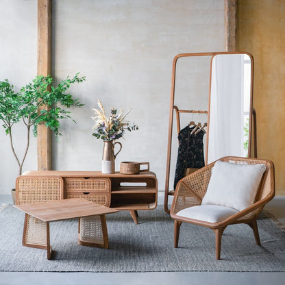 Tectona - Teak Leisure Chair - Natural Wood / Brown