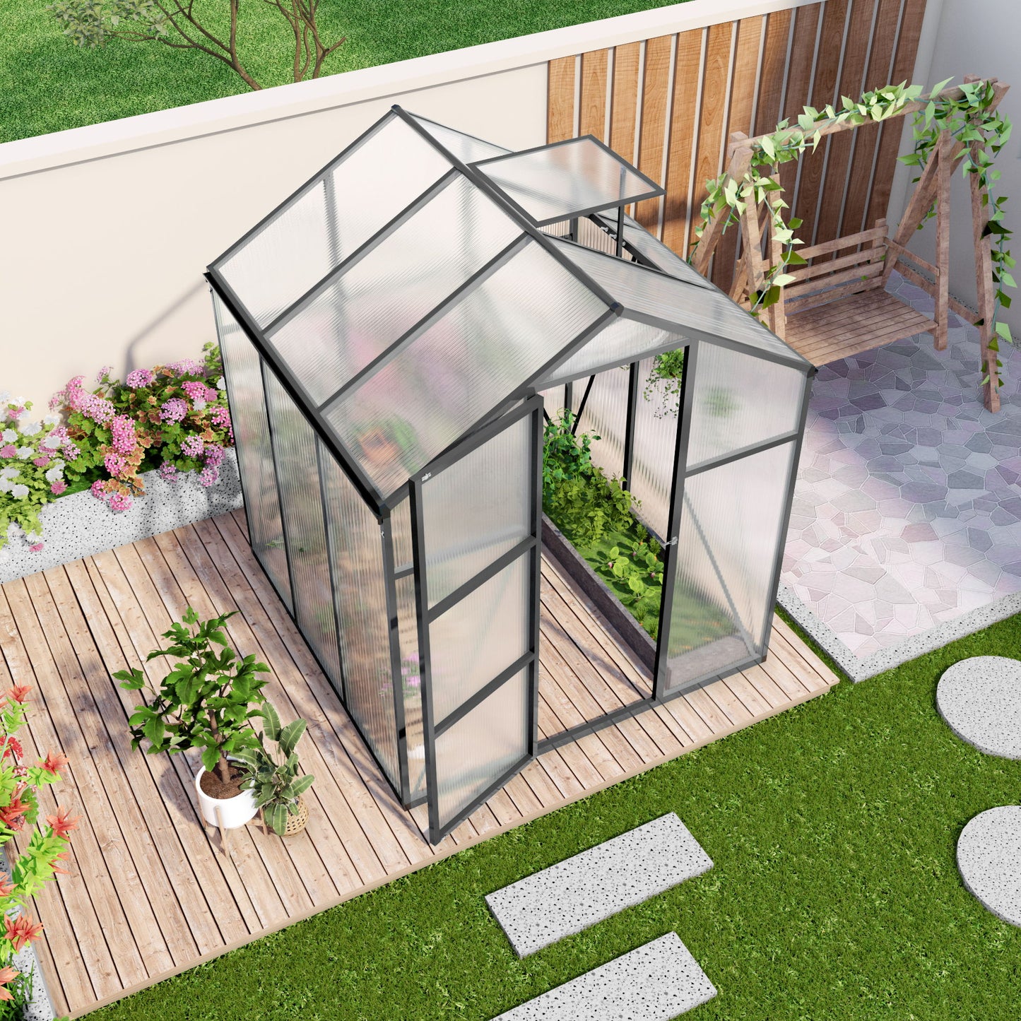Gain Height Windproof house With Raised Base