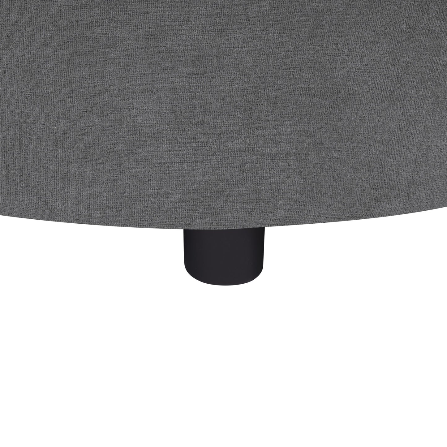 Modern L-Shaped Sectional Sofa With Curved Chaise, USB Ports, And Side Storage Pockets
