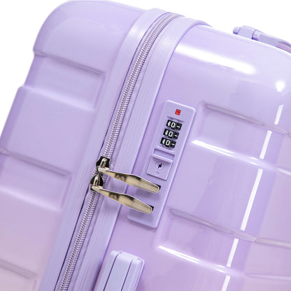 Luggage Set 20" /24" /28" With Combination Lock And Silent Wheels
