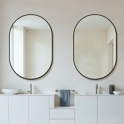 Modern Framed Bathroom Vanity Mirror