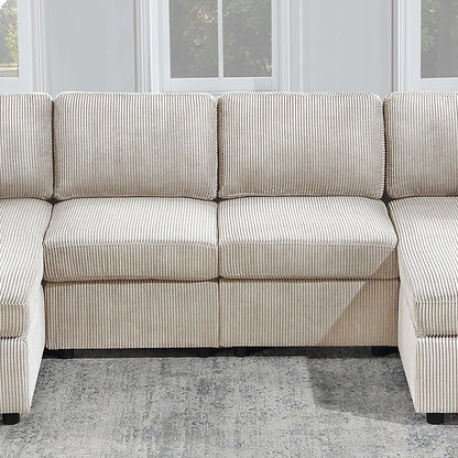 Modern Design Sectional Set With Right And Left Arm Chaise