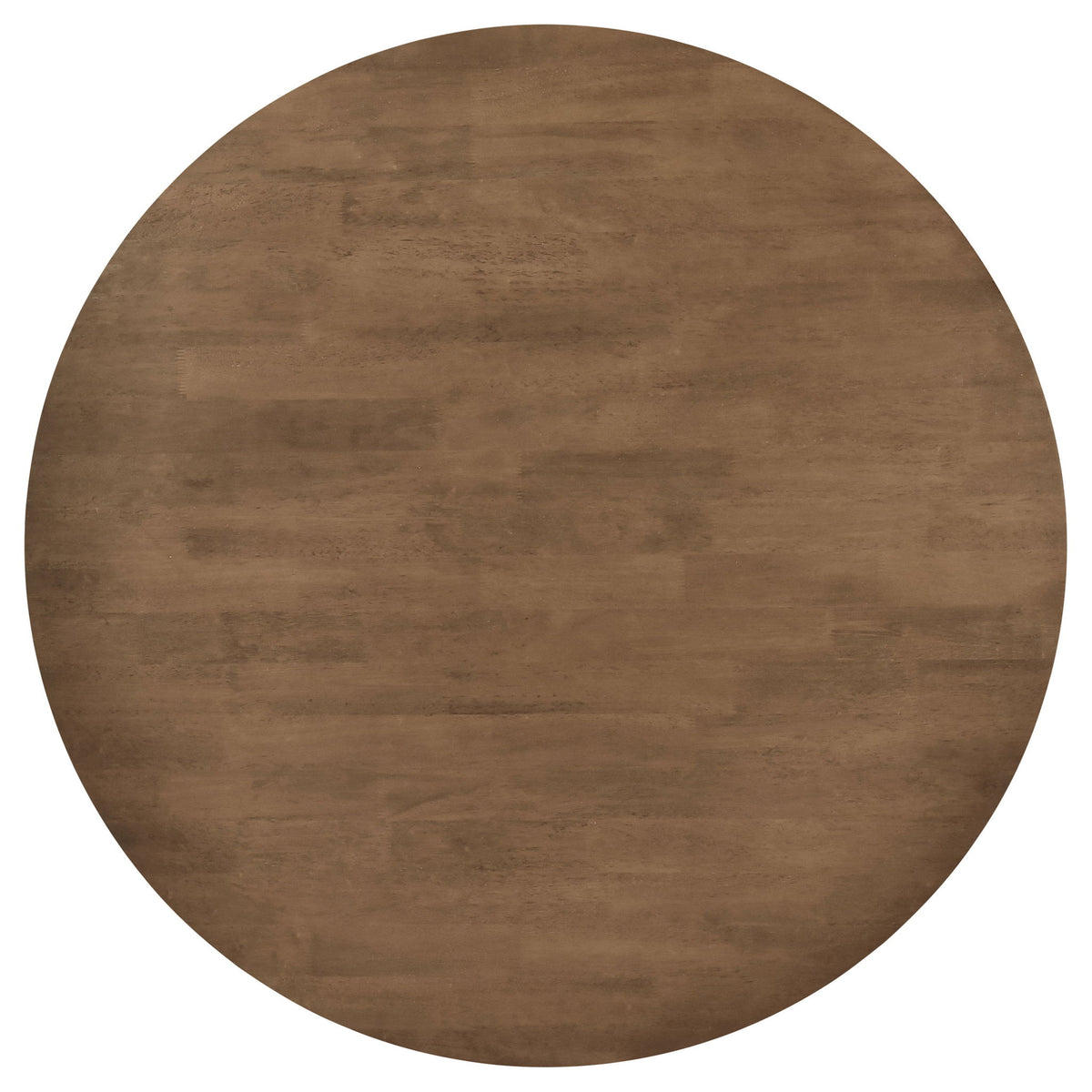 Guinea - 5 Piece Dining Set With Round Table And Upholstered Chairs - Walnut