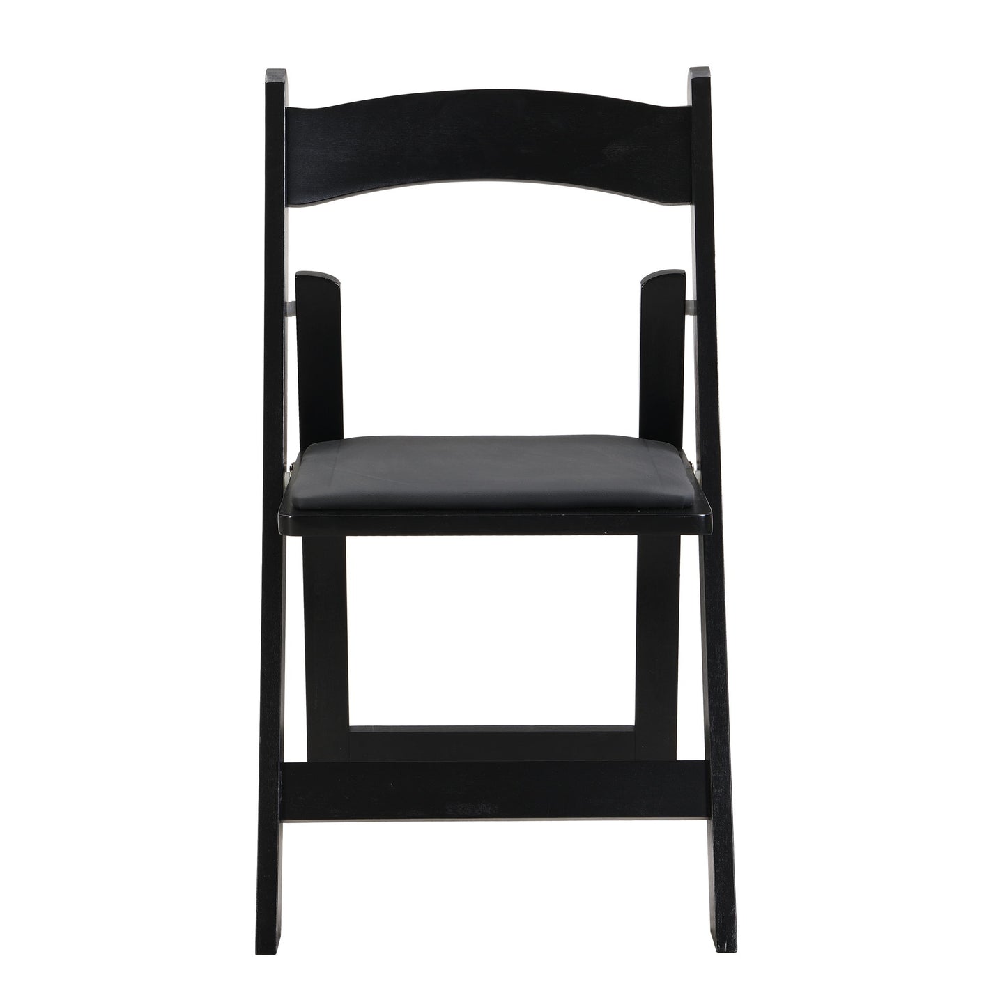 Solid Wood Upholstered Folding Chair Set, Dining Room (Set of 4)