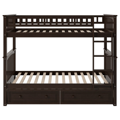 Bunk Bed With Drawers, Convertible Design