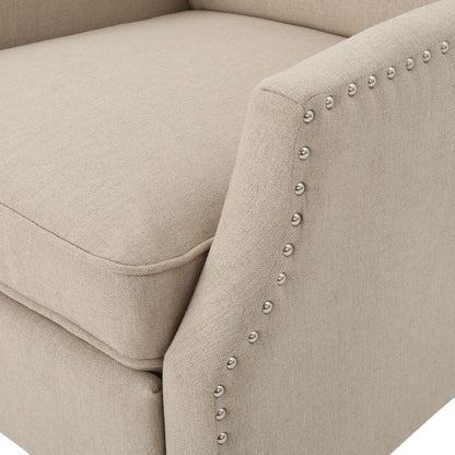 Westeros Wing Back Fabric Upholstered Recliner