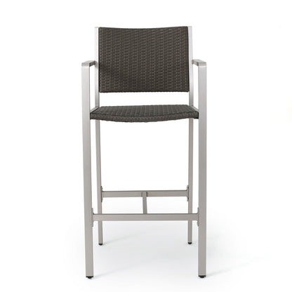 Outdoor Rust Proof Aluminum Barstools (Set of 2)