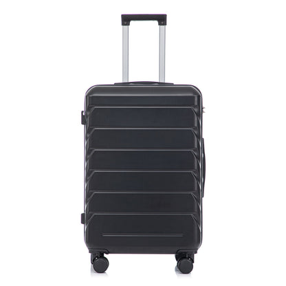 Hard Shell Luggage With Scratch Resistant Surface, 4 Wheels, Combination Lock & Side Hooks