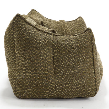Comfortable Dual Beanbag Chair With High Resilience Foam Core For 2 People