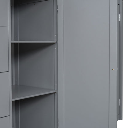 Loft Bed With Built In Wardrobes, Cabinets And Drawers