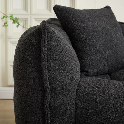 Cozy Beanbag Chair With High Resilience Foam Core For 2